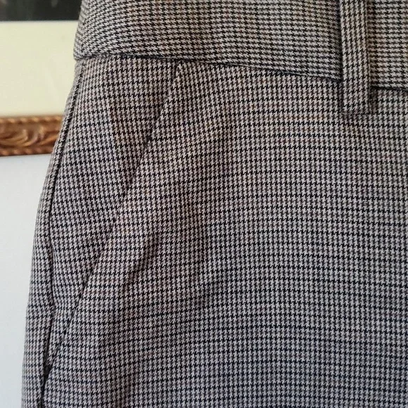 Talbots,  wool blend houndstooth trousers - Picture 3 of 8